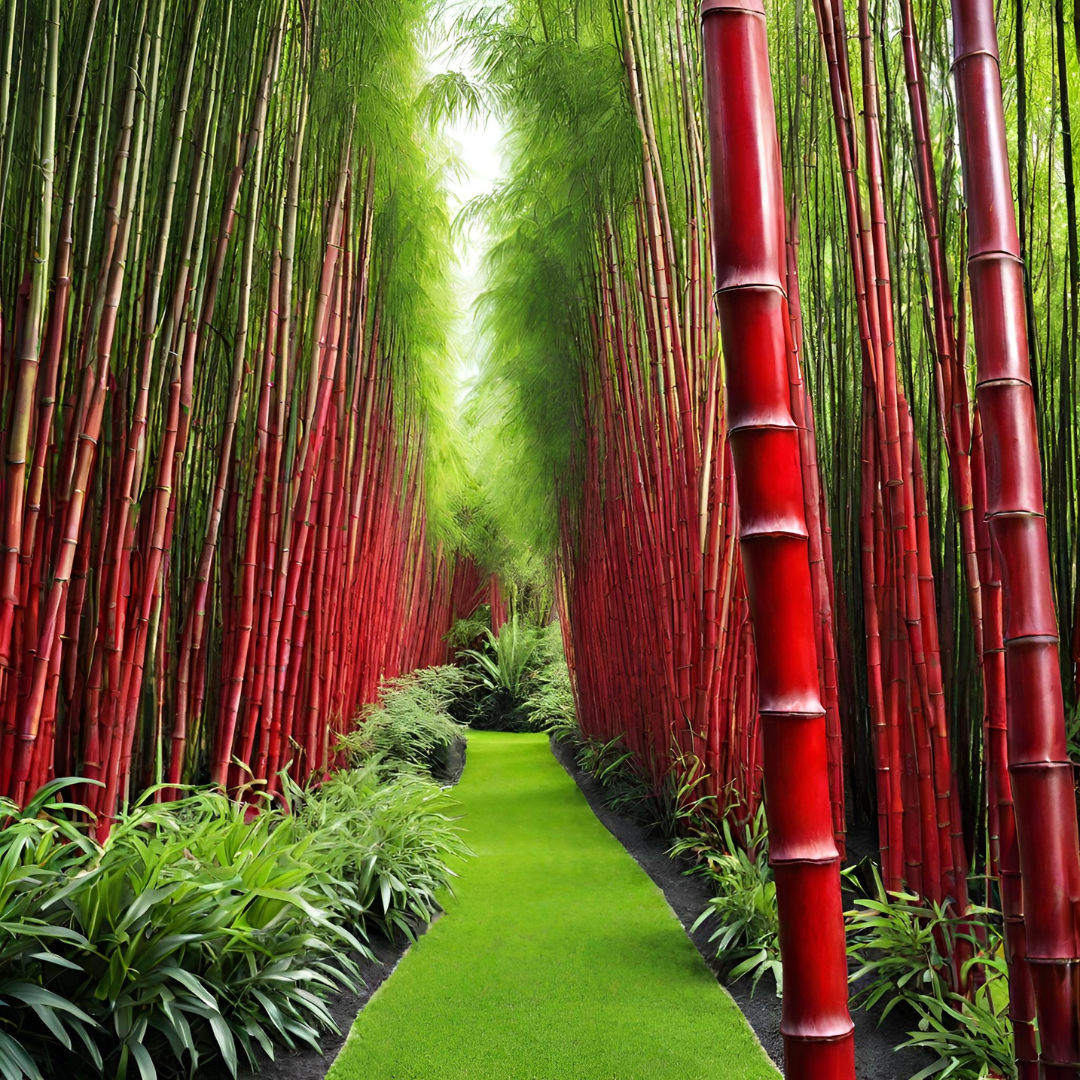 Red Bamboo Plant