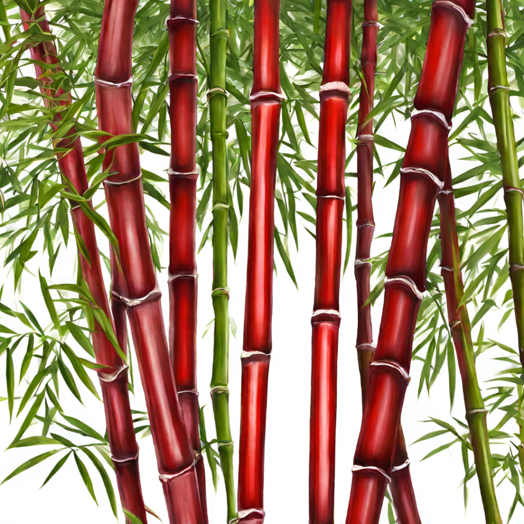 Red Bamboo Plant
